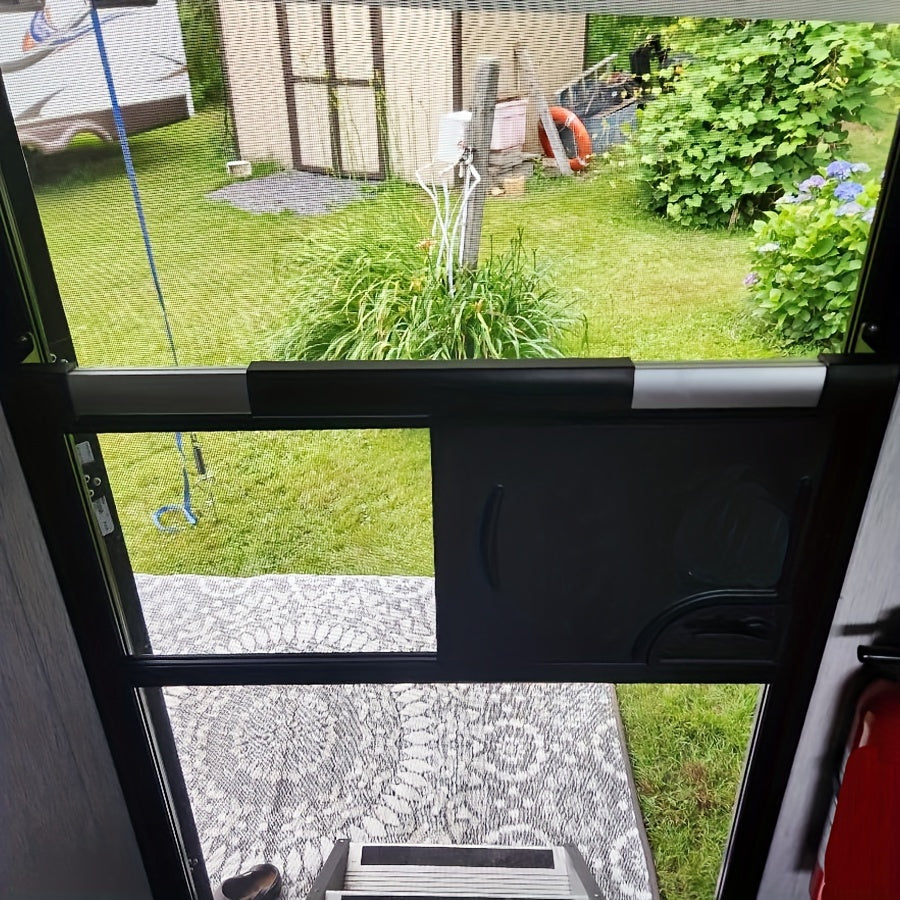 RV Screen Door Crossbar Handle, Adjustable Grip 21.65 To 28.74 Inches, Sturdy And Safe Anti Slip Handle