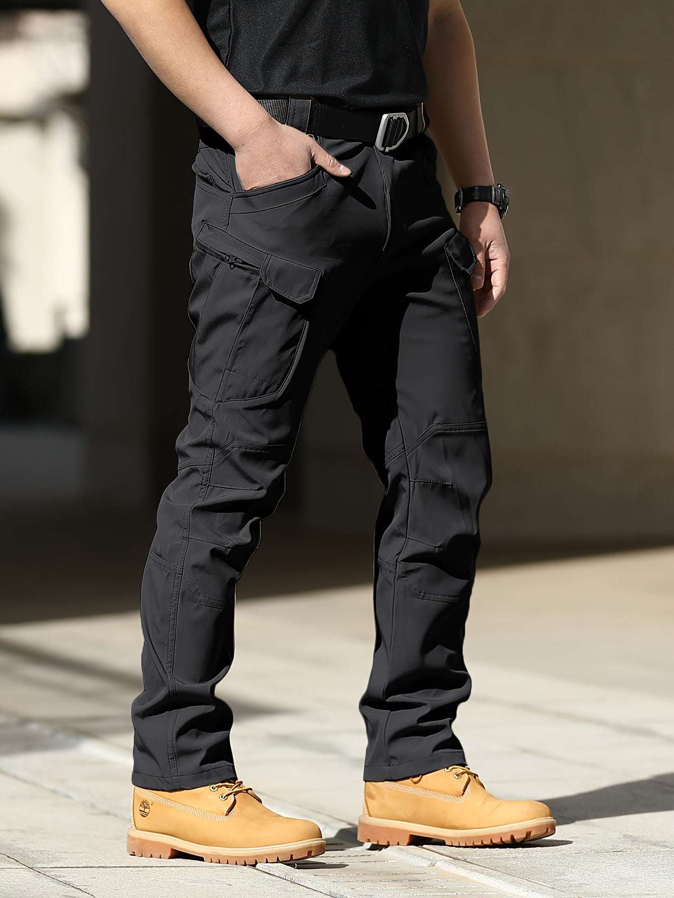 Men's Cargo Tactical Hiking Pants, Windproof Waterproof