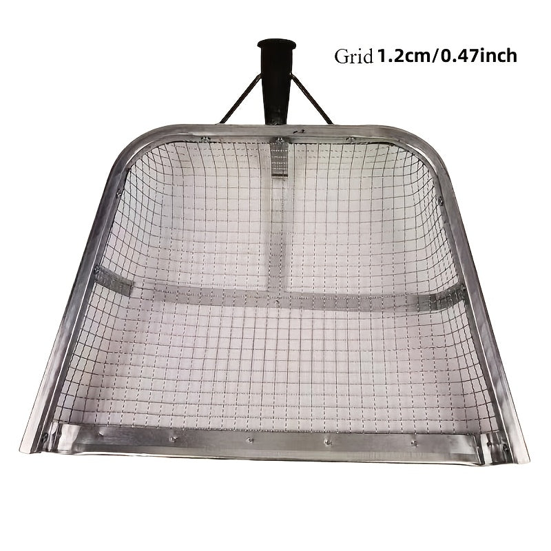 1pc Multi-Purpose Metal Soil Sifter and Strainer - Garden and Farming Essential Tool without Handle