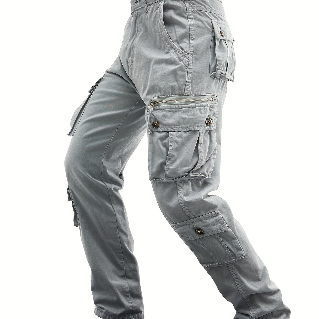Large Size Men Outdoor Cotton Wash Multi-pocket pants