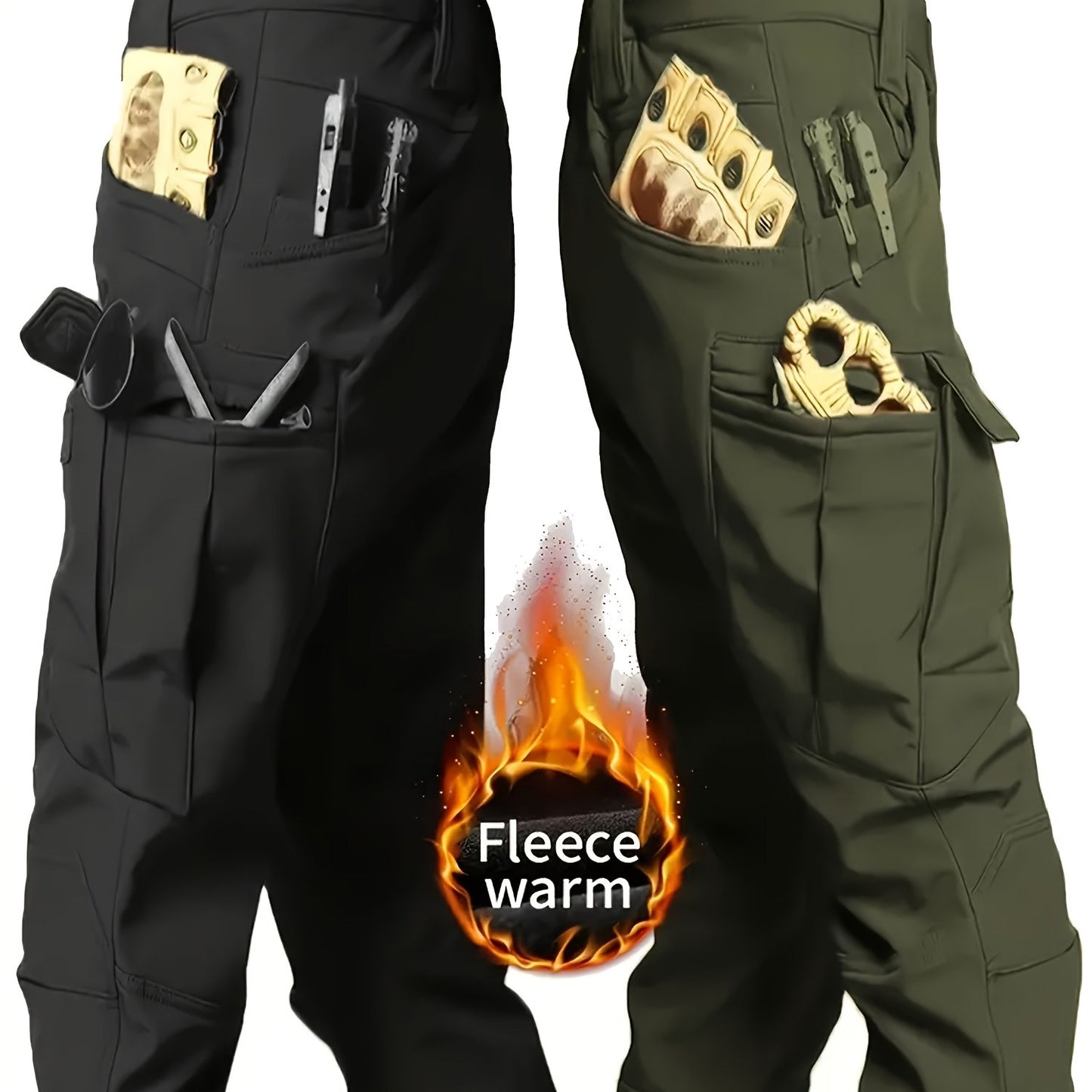 2-Pack Men's Casual Outdoor Tactical Pants