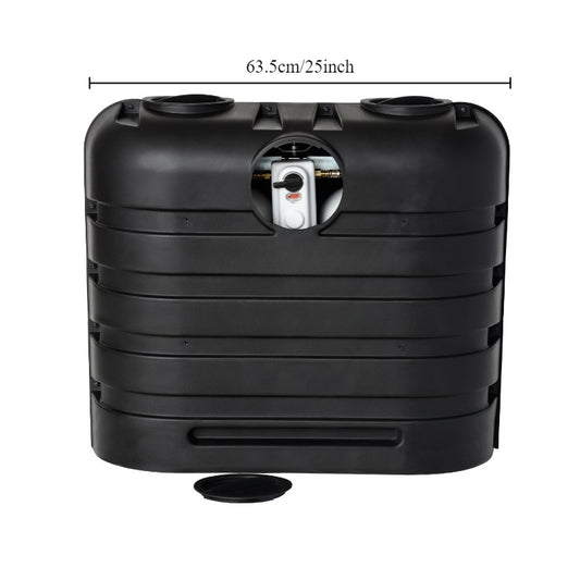 RV Accessories - Black Heavy-Duty Polypropylene 7.14 Lb Tank Cover