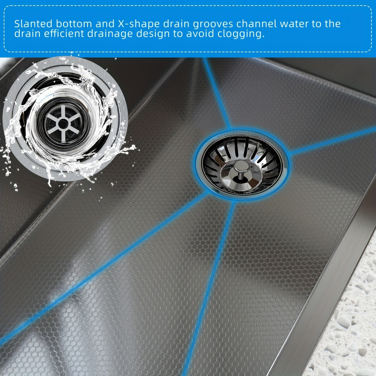 28"/30"/32" Silvery Kitchen Sink Stainless Steel Single Bowl Drop In Top Mount