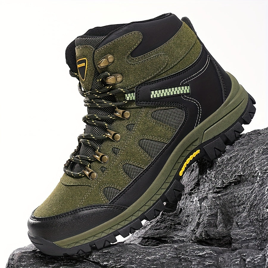 Men's anti-slip hiking shoes, wear-resistant shoes, large size casual shoes, waterproof, Lace Up shoes