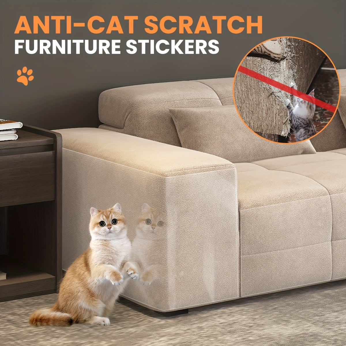 15 Pack Anti Cat Scratch Furniture Protector