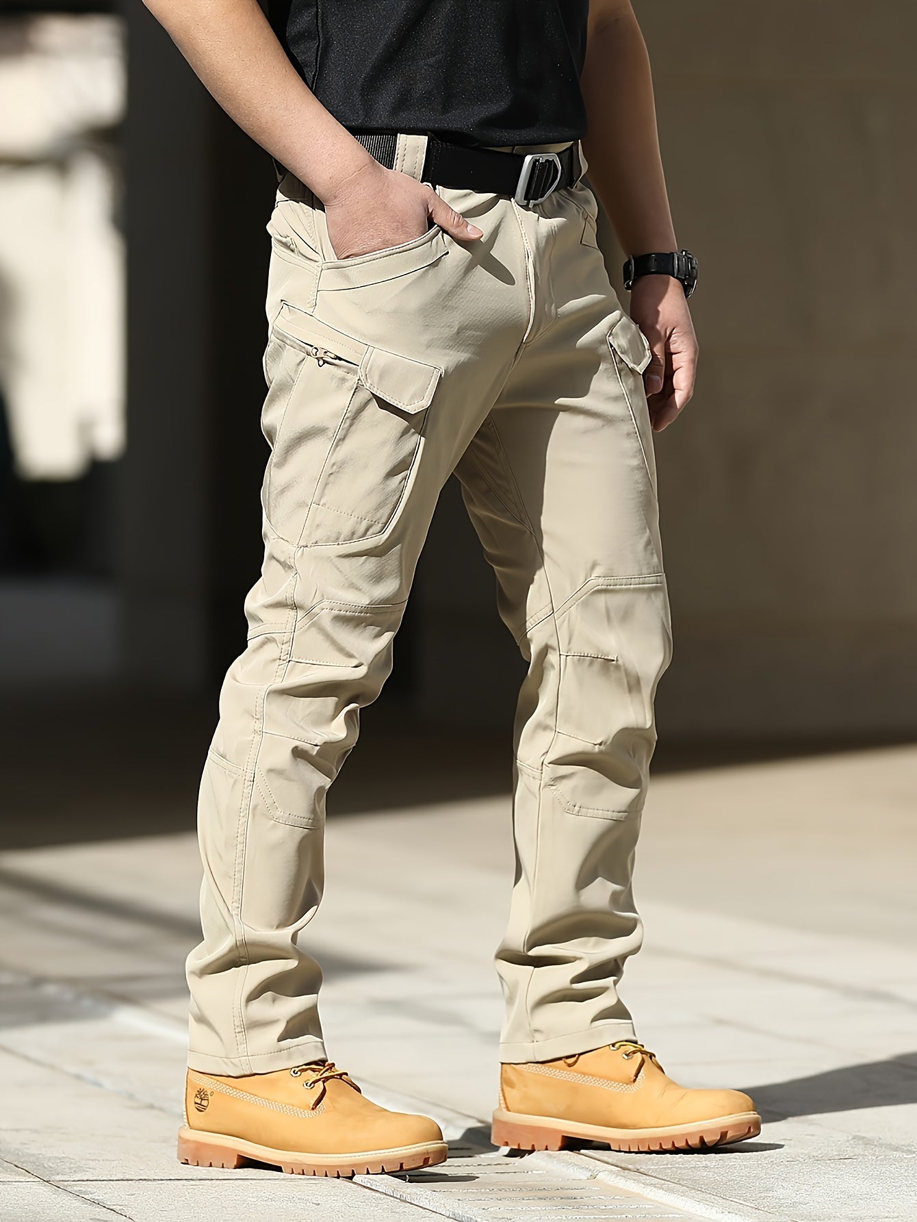 Men's Cargo Tactical Hiking Pants, Windproof Waterproof