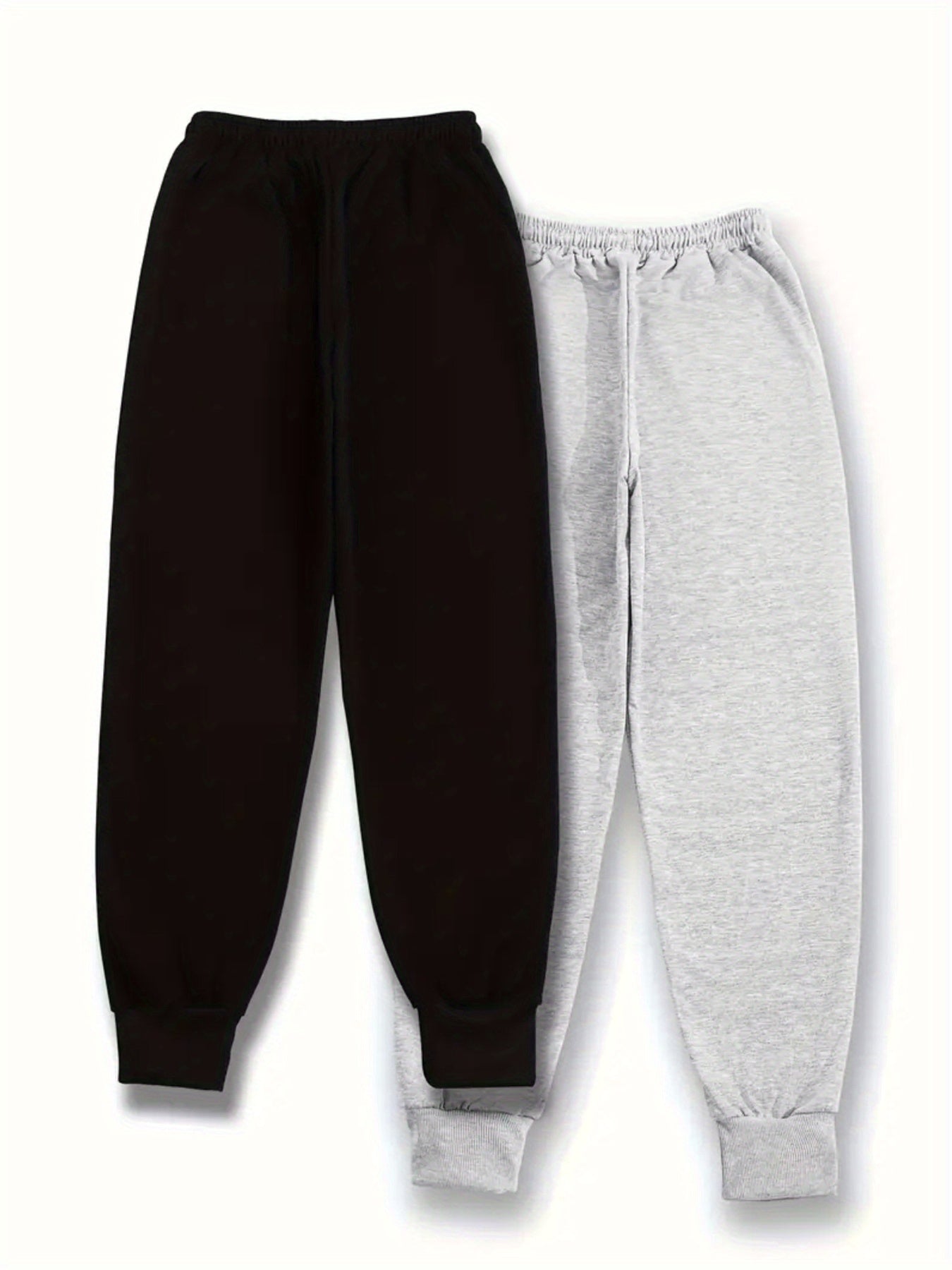 Two-piece Set of Large Size Women's Trousers