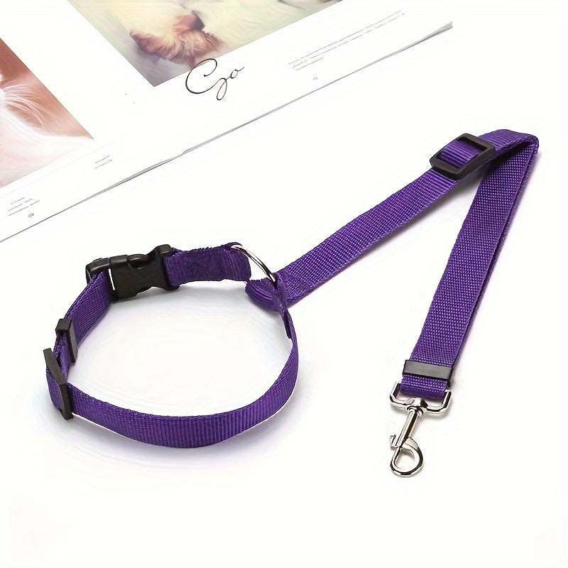 1pc Pet Car Tether Safety Leash For Dogs In Vehicles, Dog Seat Belt Tether
