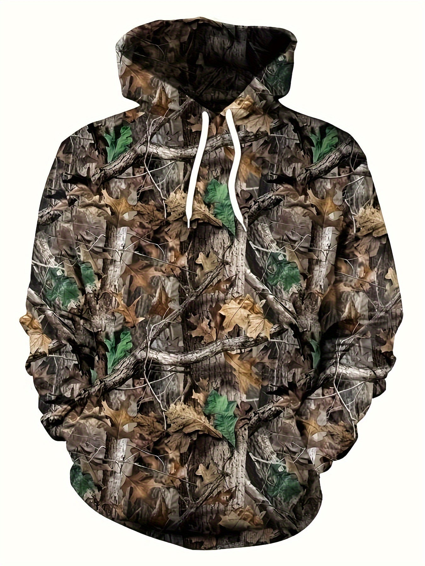 Men's -Camouflage - 3D Hoodie, PLUS SIZE