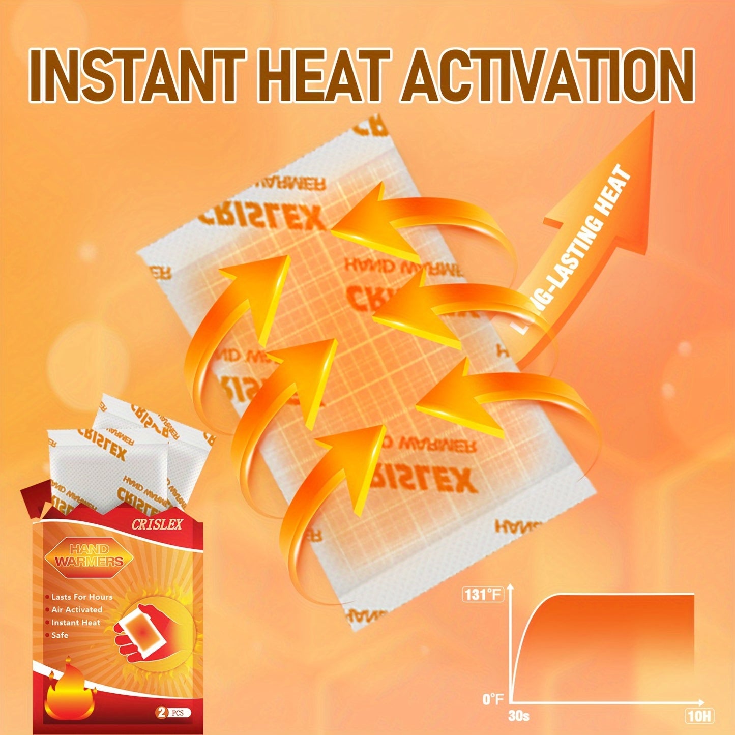 10pcs/20pcs/40pcs/80pcs Disposable Hand And Foot Warmers