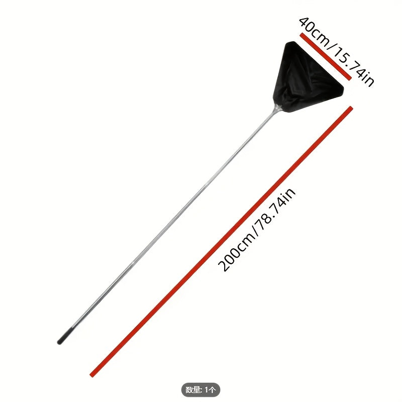 Telescopic 78-Inch Aluminum Snake Pole, Portable Reptile Capture Stick, Multi-Functional Snake Catching Tool