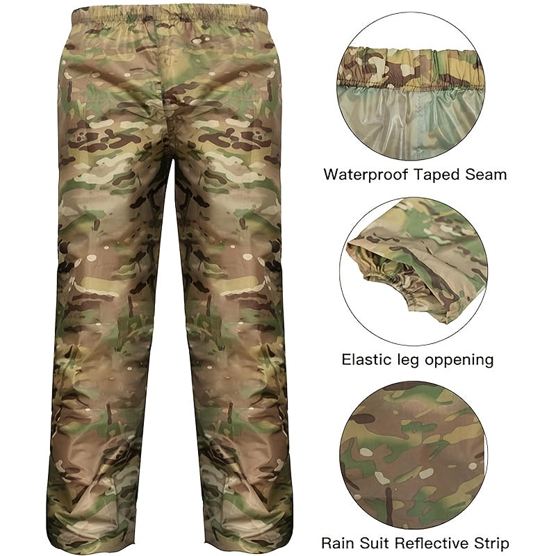 Men's Camo Rain Gear Set
