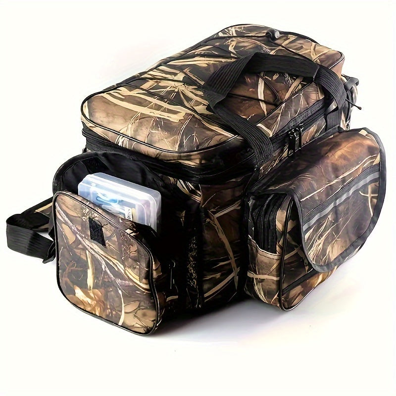 Bag Single Shoulder Crossbody Bag Outdoor Large Capacity Fishing Gear Storage Bag