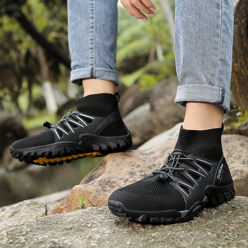 Women's Fashion Hiking Boots - Breathable, Lightweight, Durable, Non-Slip, Ankle-High, Comfortable Outdoor Boots