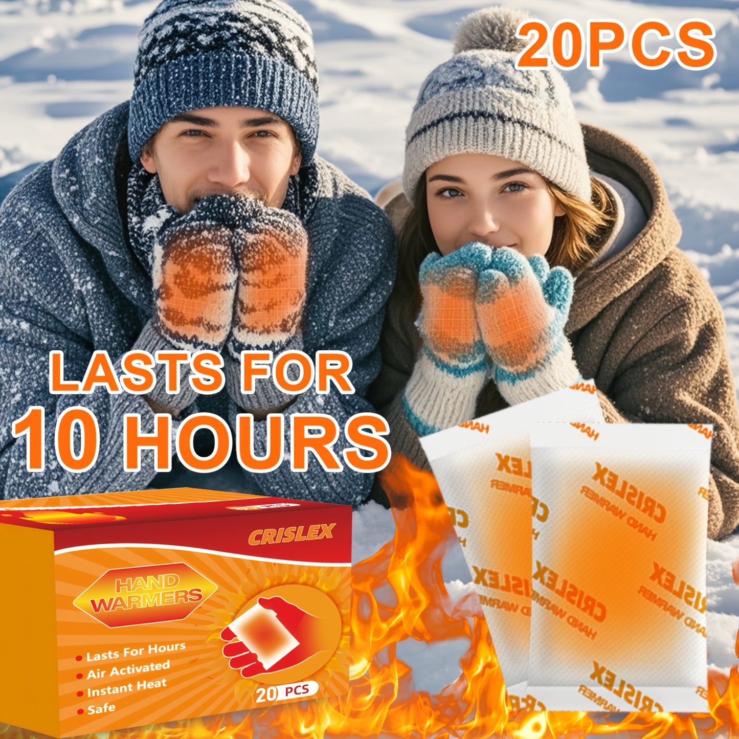 10pcs/20pcs/40pcs/80pcs Disposable Hand And Foot Warmers