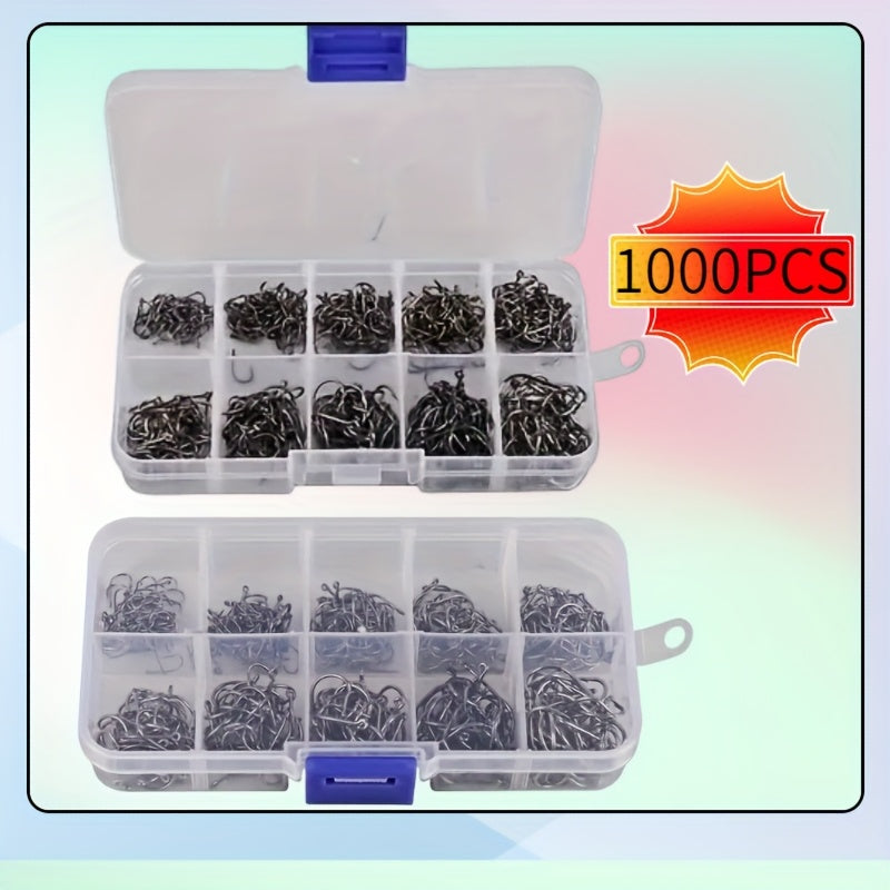 100 One Fishhook, Strong Sharp Fishhook Carbon Steel Barbed Fishhook Barbed Fishhook Size 3 4 5 6 7 8 9 10 11 12