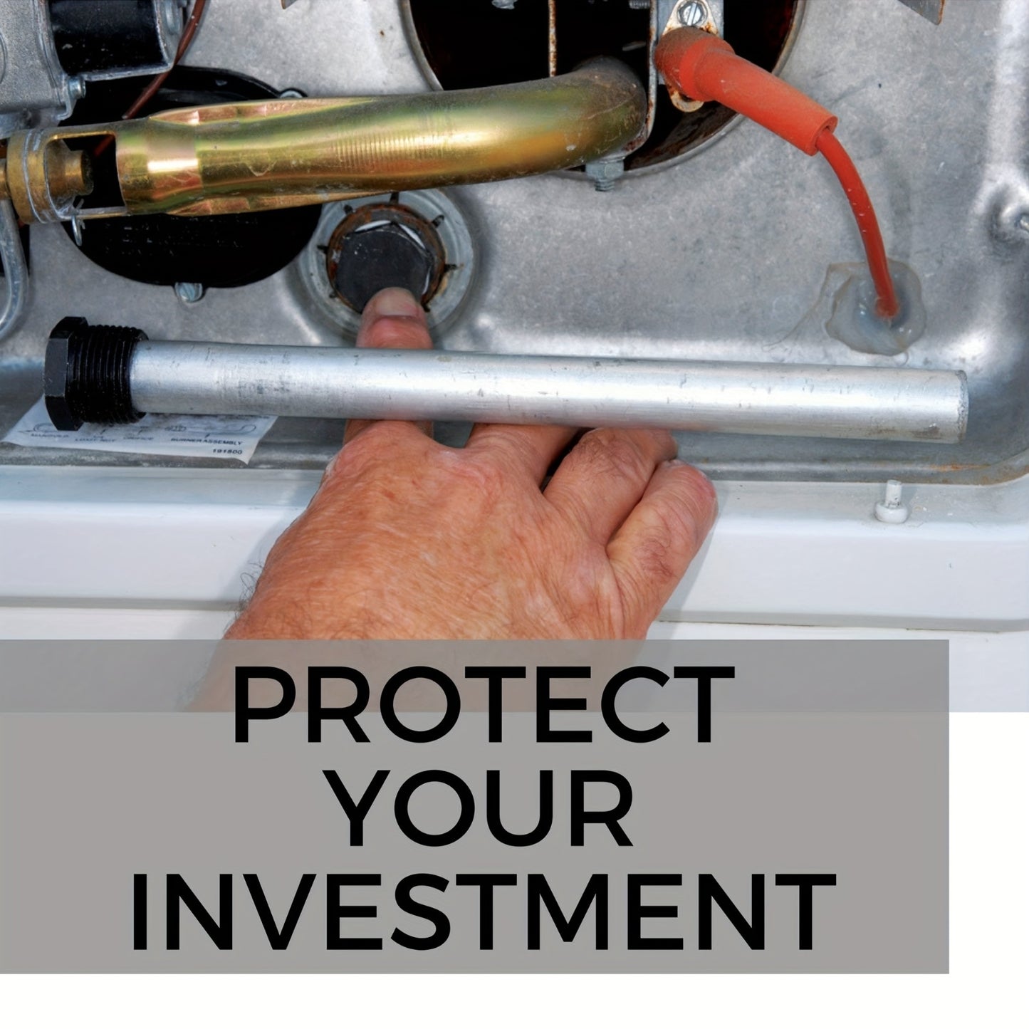 1pc Magnesium Anode Rod for Water Heater, 9.25" Long ¾" Threads, Corrosion Protection for RV