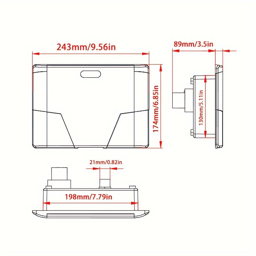 RV Water Container with Foldable Faucet & Quick-Connect Shower Head - Durable Plastic