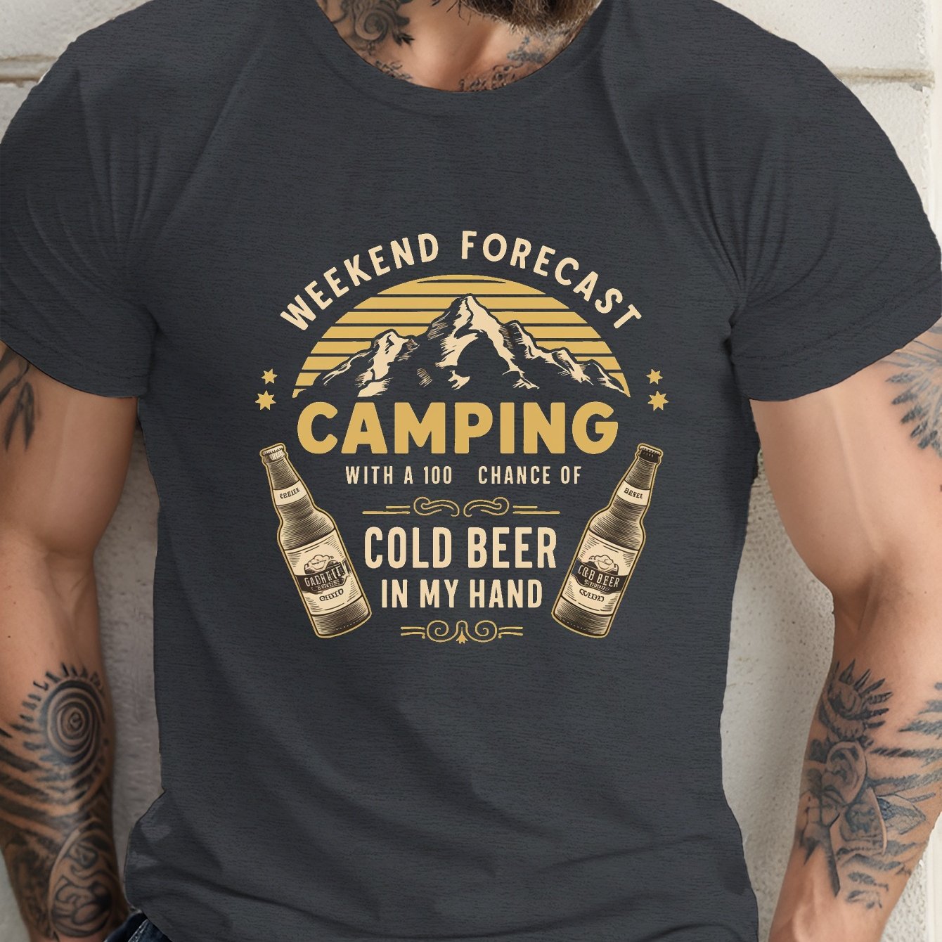 Big & Tall Men Casual T-Shirt, Plus Size