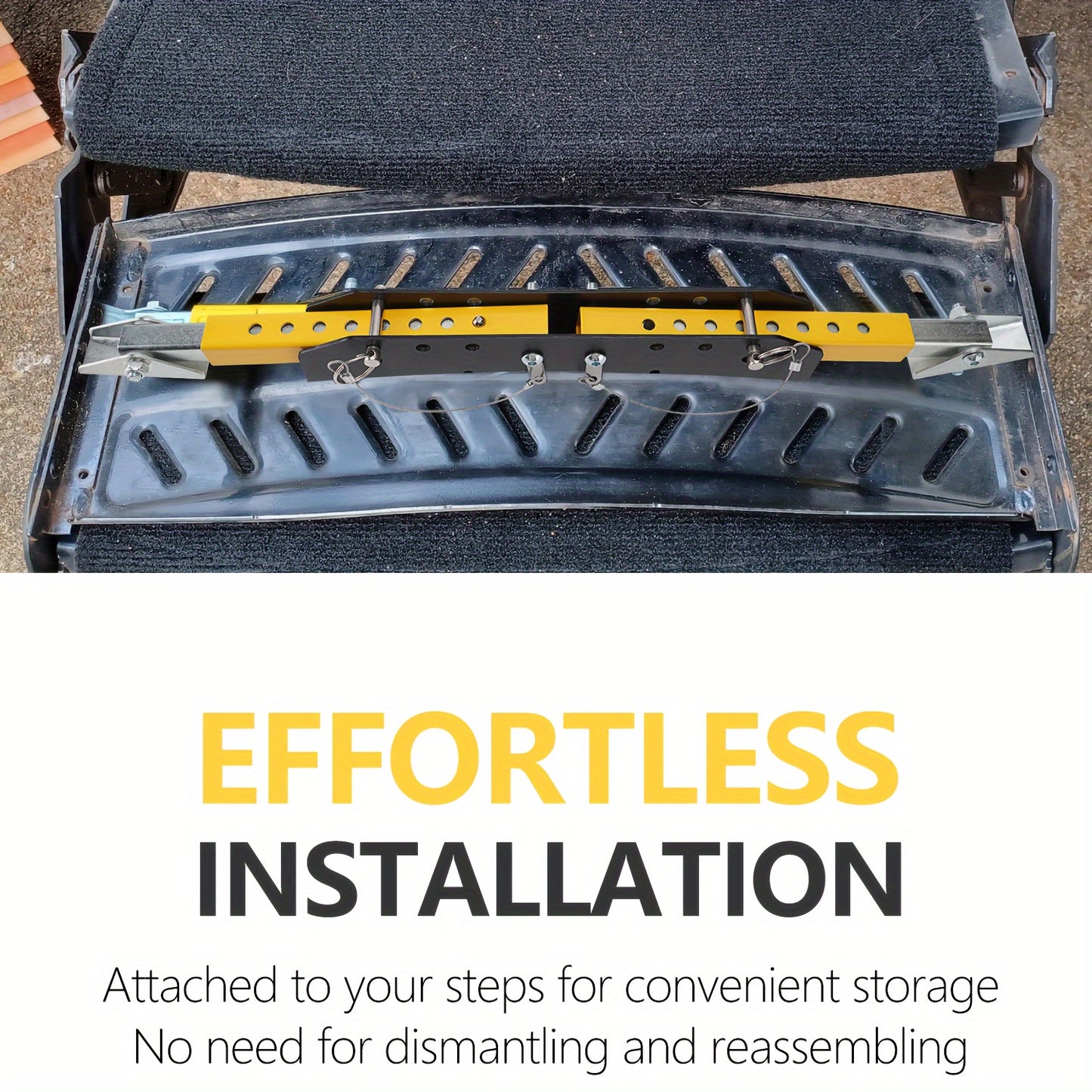 Adjustable RV Step Stabilizer Kit