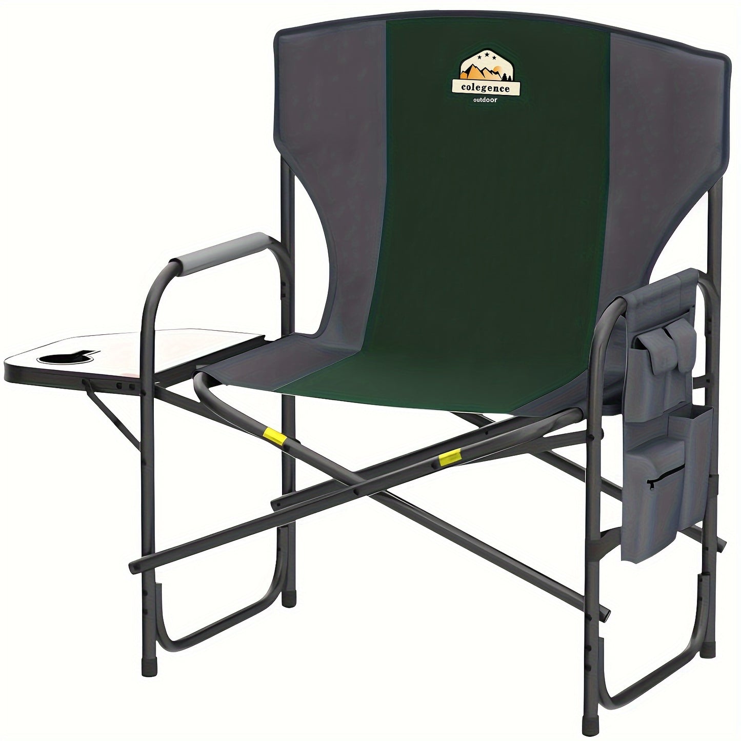 [600 Lbs Capacity Ergonomic Chair] Durable Build| Colegence XXL Oversized Director's Chair, 600 Lbs Capacity