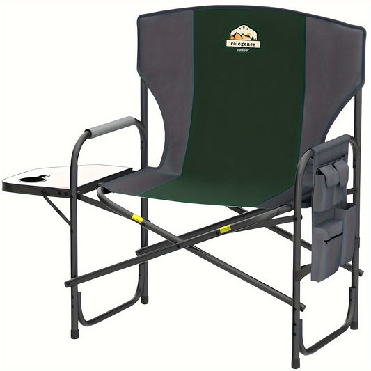 [600 Lbs Capacity Ergonomic Chair] Durable Build| Colegence XXL Oversized Director's Chair, 600 Lbs Capacity