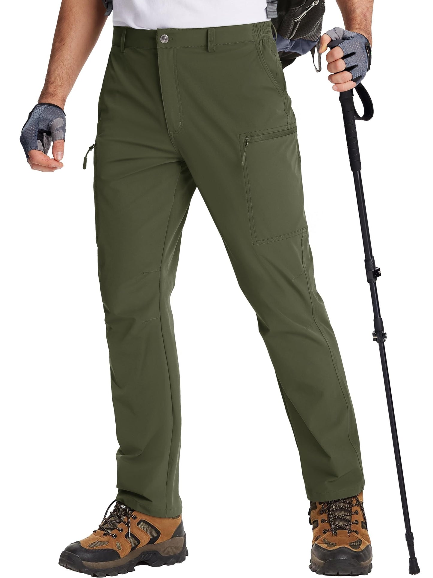 Men's Lightweight Hiking Pants Quick Dry Climbing Trousers