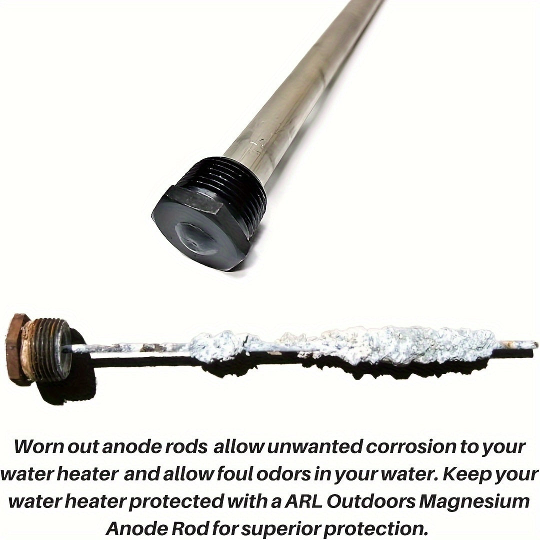 1pc Magnesium Anode Rod for RV Water Heater, 3/4" NPT, Steel Material, Outdoor Tank Anode Accessory, No Battery Required
